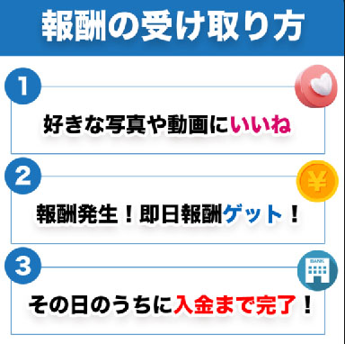 実際に写真や動画にいいねして稼ぐ副業で登録検証して分かった事 報酬の受け取り方