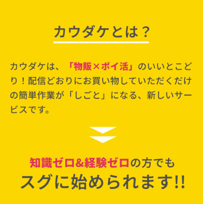 実際にカウダケに登録して検証した結果!