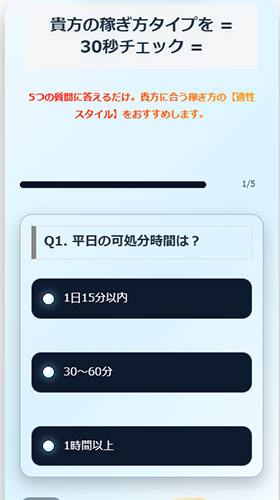 実際に稼ぎ方診断で登録して検証した結果!