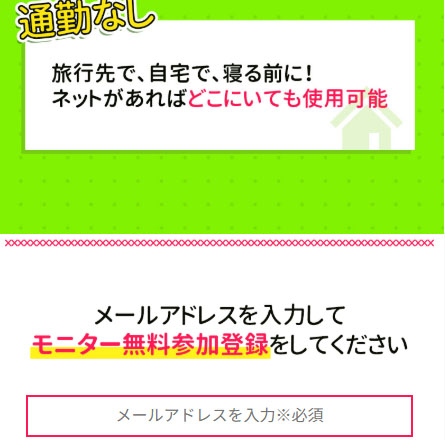 実際に月収100万円稼げる無料モニターに登録して検証した結果！　メールアドレス登録が必要